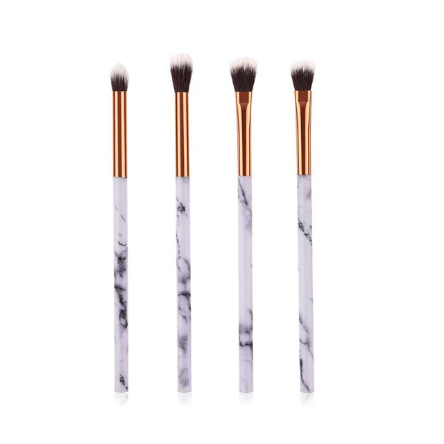 10pcsPromotions marbling texture brushes face foundation powder