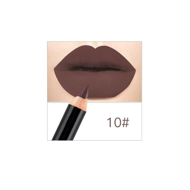 12 Colors Long-lasting Lipstick Nude