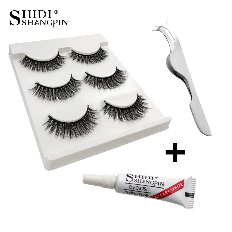 Eyelashes 3d mink lashes natural long make up false eyelashes