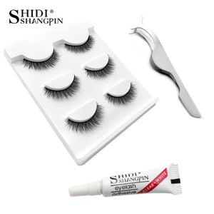 Eyelashes 3d mink lashes natural long make up false eyelashes