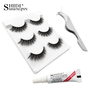 Eyelashes 3d mink lashes natural long make up false eyelashes