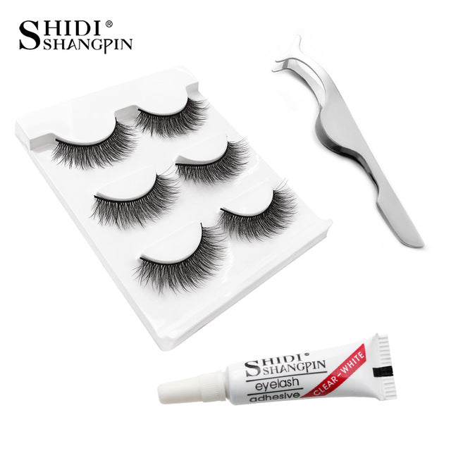 Eyelashes 3d mink lashes natural long make up false eyelashes