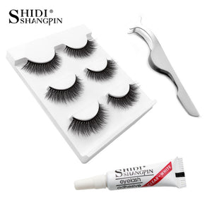 Eyelashes 3d mink lashes natural long make up false eyelashes