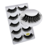 5 Pairs Multipack 3D Mink Lashes False Eyelashes Handmade