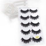 5 Pairs Multipack 3D Mink Lashes False Eyelashes Handmade