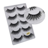 5 Pairs Multipack 3D Mink Lashes False Eyelashes Handmade