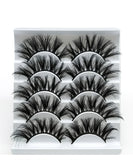 Eyes Dancing 5Pairs 3D Faux Mink Hair Lashes Natural/