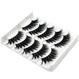 Eyes Dancing 5Pairs 3D Faux Mink Hair Lashes Natural/