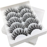 Eyes Dancing 5Pairs 3D Faux Mink Hair Lashes Natural/