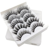 Eyes Dancing 5Pairs 3D Faux Mink Hair Lashes Natural/