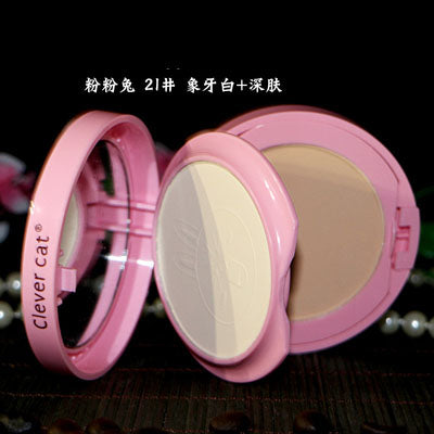 Cartoon Face Base Pressed Powder Matte Concealer Contour Palette Whitening Oil Control Foundation Powder