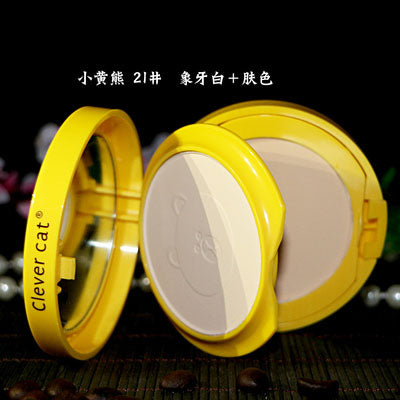 Cartoon Face Base Pressed Powder Matte Concealer Contour Palette Whitening Oil Control Foundation Powder